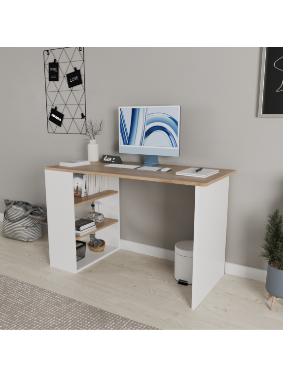 Sepet Beyaz Çalışma Masası Sepet Beyaz Çalışma Masası