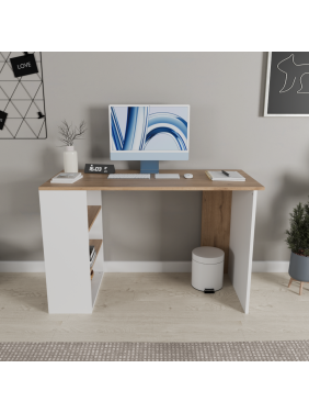 Sepet Beyaz Çalışma Masası