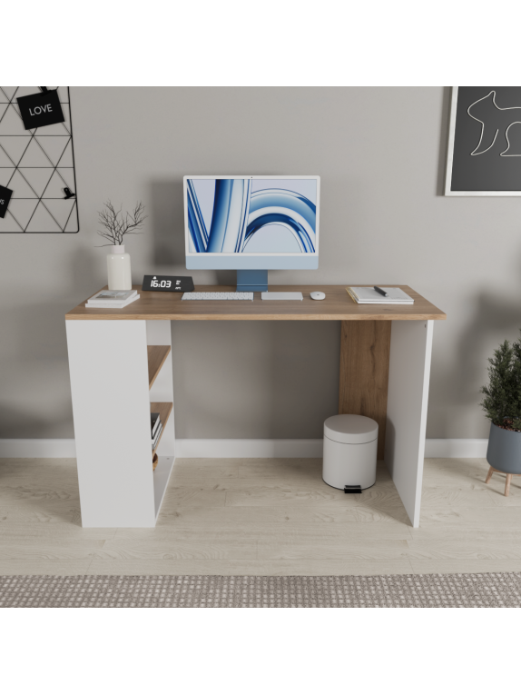 Sepet Beyaz Çalışma Masası Sepet Beyaz Çalışma Masası