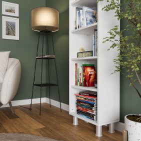 Mat Beyaz Kitaplık Mat Beyaz Kitaplık