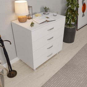 Mat Beyaz Şifonyer Mat Beyaz Şifonyer