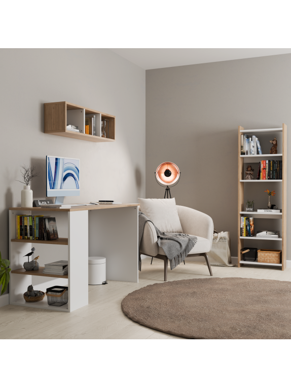 Çalışma Odası Takımı Sepet Beyaz Çalışma Odası Takımı Sepet Beyaz