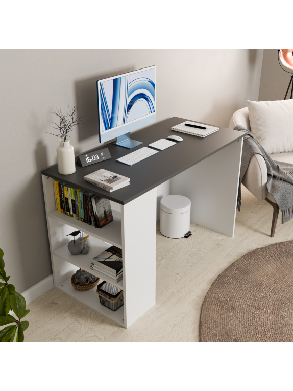 Çalışma Odası Takımı Siyah Beyaz Çalışma Odası Takımı Siyah Beyaz