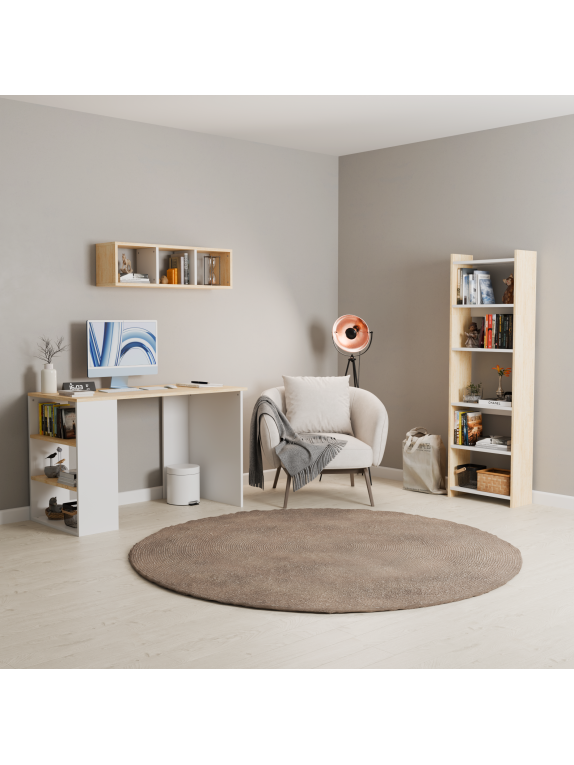 Çalışma Odası Takımı Travertan Beyaz Çalışma Odası Takımı Travertan Beyaz