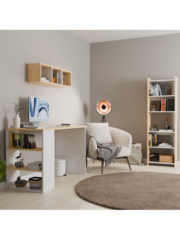 Çalışma Odası Takımı Travertan Beyaz Çalışma Odası Takımı Travertan Beyaz