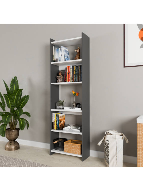 Siyah Beyaz Kitaplık 2