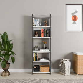 Siyah Beyaz Kitaplık 2