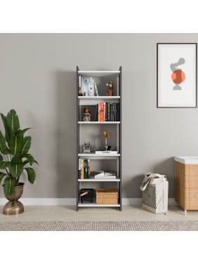 Siyah Beyaz Kitaplık 2